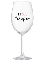 MOJE TERAPIE - čirá sklenice na víno 350 ml