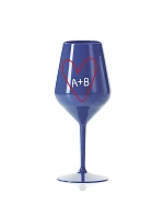 Personalizovaná nerozbitná sklenice - iniciály v srdci Personalizovaná nerozbitná sklenice - iniciály v srdci