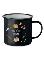 Personalizovaný retro plecháček pro paní učitelku/pana učitele (pomůcky)