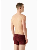 Pánské boxerky 112074 3F508 56936 černé se vzorem - Emporio Armani Pánské boxerky 112074 3F508 56936 černé se vzorem - Emporio Armani