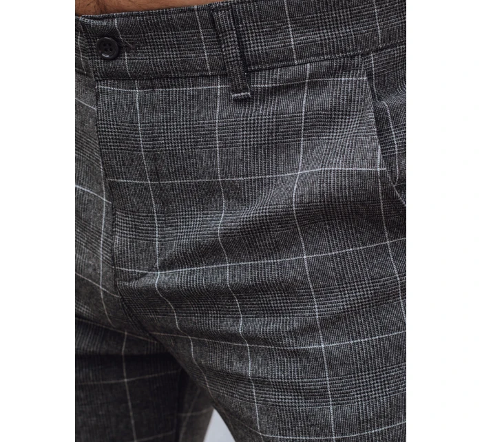 Pánské volnočasové kalhoty tmavě šedé FashionStreet UX4396