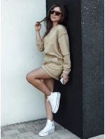 Dámská tepláková souprava beige Dstreet model 21978449 - FashionStreet Dámská tepláková souprava beige Dstreet model 21978449 - FashionStreet