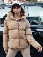 Dámská prošívaná zimní bunda LARO béžová FashionStreet TY4582