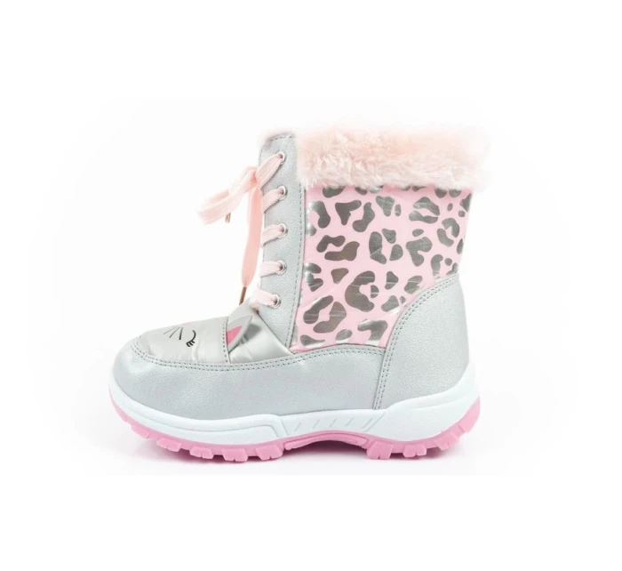 dětské zimní sněhové boty teplé pro dívky model 21813343 - Leomil dětské zimní sněhové boty teplé pro dívky model 21813343 - Leomil