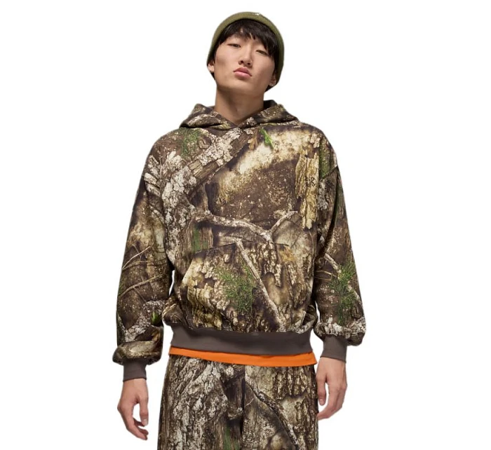 Pánská mikina Air Jordan Brooklyn Realtree Fleece Hoodie Medium Olive - HV1860-222