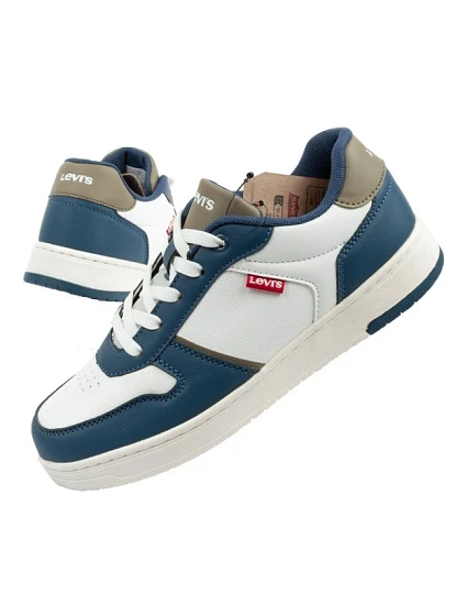 Dětské sportovní boty Levi's Kick Se youth white pohodlné módní