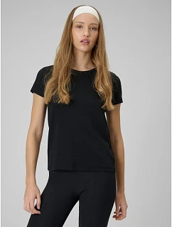 Dámské hladké tričko slim model 22193680 dámské - 4F