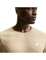 Pánské tričko Club Tee, béžové, model 22276323 - NIKE