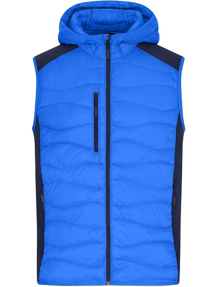 Daiber JN 1328 Pánská strečová fleecová vesta 02.1328 blue/navy