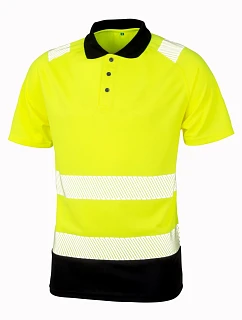 R Bezpečnostní polo 30. fluorescent yellow/black model 22429103 - Result