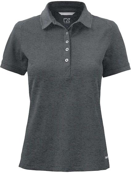 Cutter & Buck Advantage Polo Women Dámské piqué polo 68.4419 anthracite melange Cutter & Buck Advantage Polo Women Dámské piqué polo 68.4419 anthracite melange