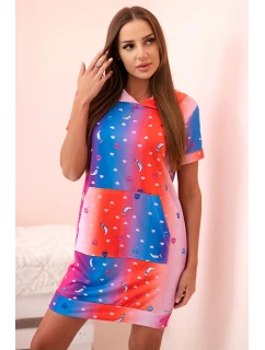 Dámské šaty na ramínkách s ozdobnými model 21223994 béžová - K-Fashion