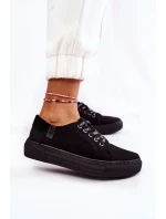 Dámské tenisky Memory Foam System Big Star model 21599556 Černe - Big Star Shoes Dámské tenisky Memory Foam System Big Star model 21599556 Černe - Big Star Shoes