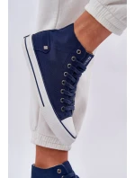 Dámské Vysoké Tenisky Big Star DD274333 Tmavě Modré Dámské Vysoké Tenisky Big Star DD274333 Tmavě Modré