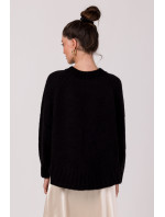 Pletený svetr BeWear BK105 Black