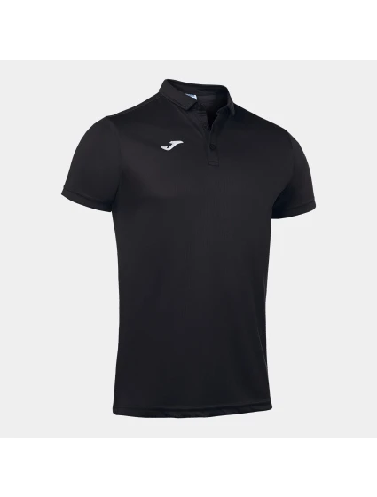 Pánské polo tričko Joma Polo Shirt Hobby Black S/S Pánské polo tričko Joma Polo Shirt Hobby Black S/S