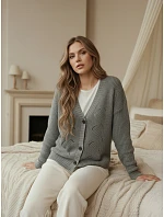 Dámský svetr my2401 Šedá - FashionStreet Dámský svetr my2401 Šedá - FashionStreet