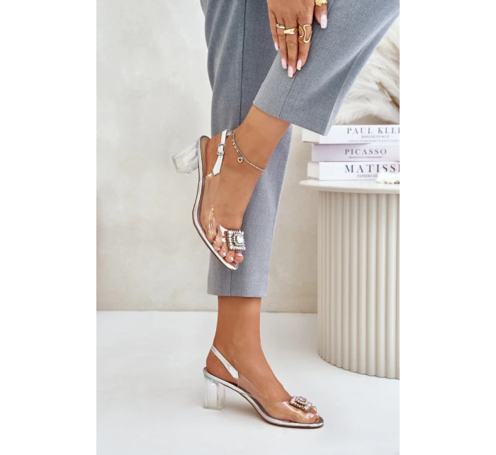 Sandály na podpatku  model 215722 Step in style