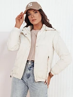 Dámská přechodná prošívaná bunda ZERNI bílá FashionStreet TY4176