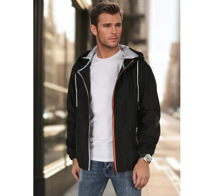 Pánská přechodná bunda černá FashionStreet TX4700