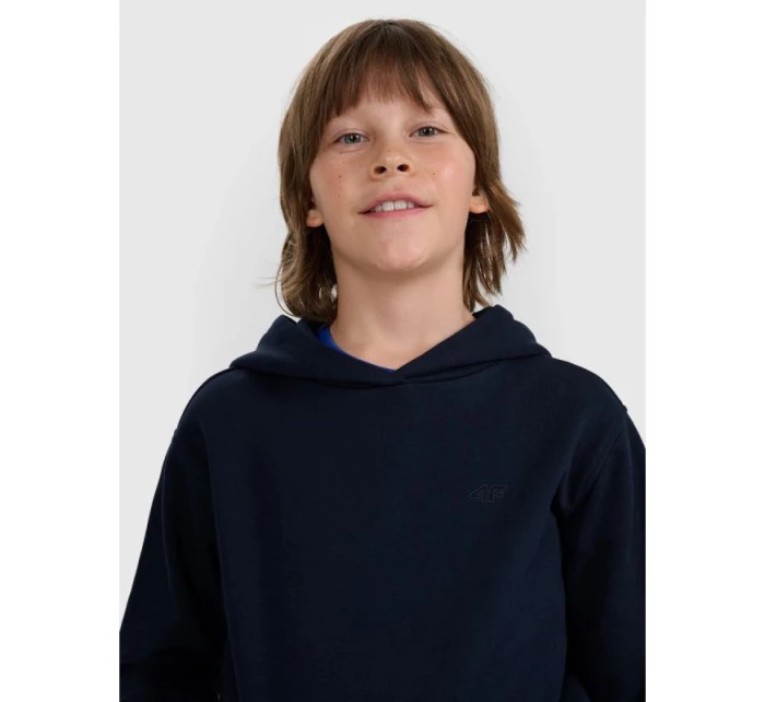 Chlapecká mikina s kapucí model 21476853 - 4F Chlapecká mikina s kapucí model 21476853 - 4F