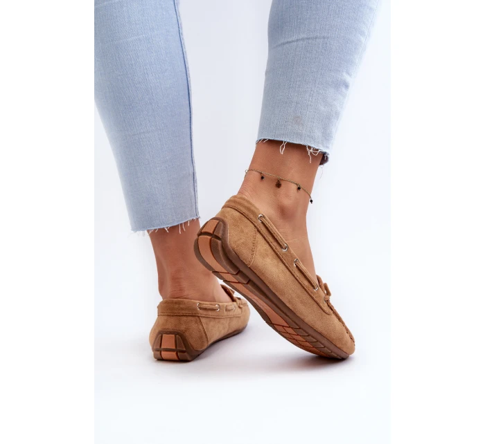 Dámské semišové mokasíny Camel model 21659320 - Boto