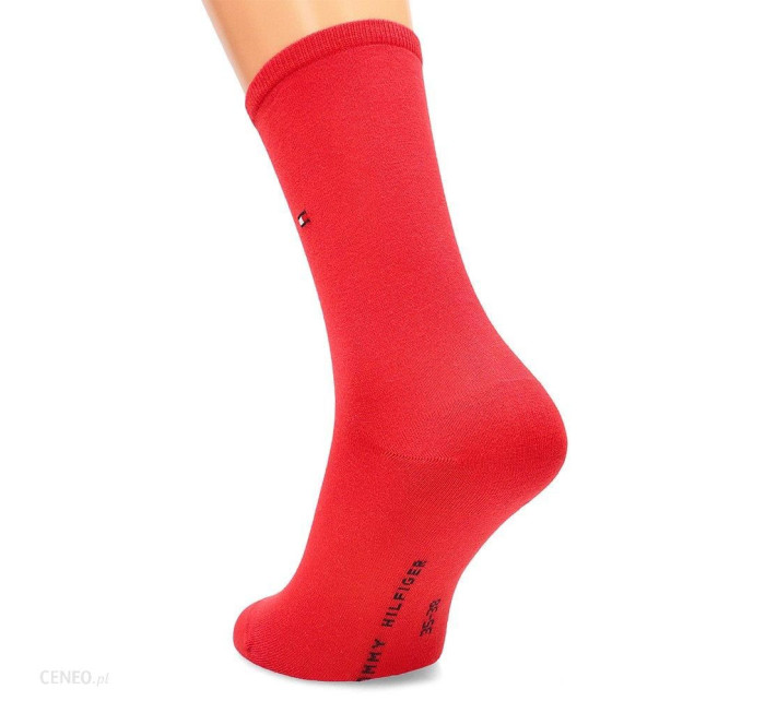 Ponožky Tommy Hilfiger 2Pack 100001493007 Red/Navy Blue/Red Dots Pattern