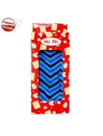 Pánské ponožky Funny 11 modré se vzorem - Raj-Pol