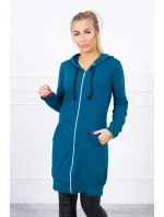 Šaty s kapucí, mikina marine Šaty s kapucí, mikina marine