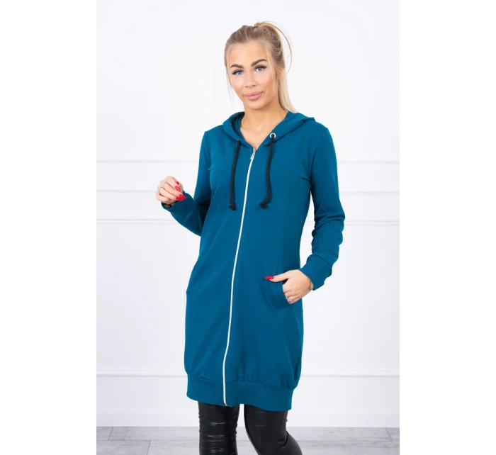 Šaty s kapucí, mikina marine Šaty s kapucí, mikina marine