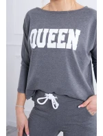 Queen tištěná sada grafit Queen tištěná sada grafit