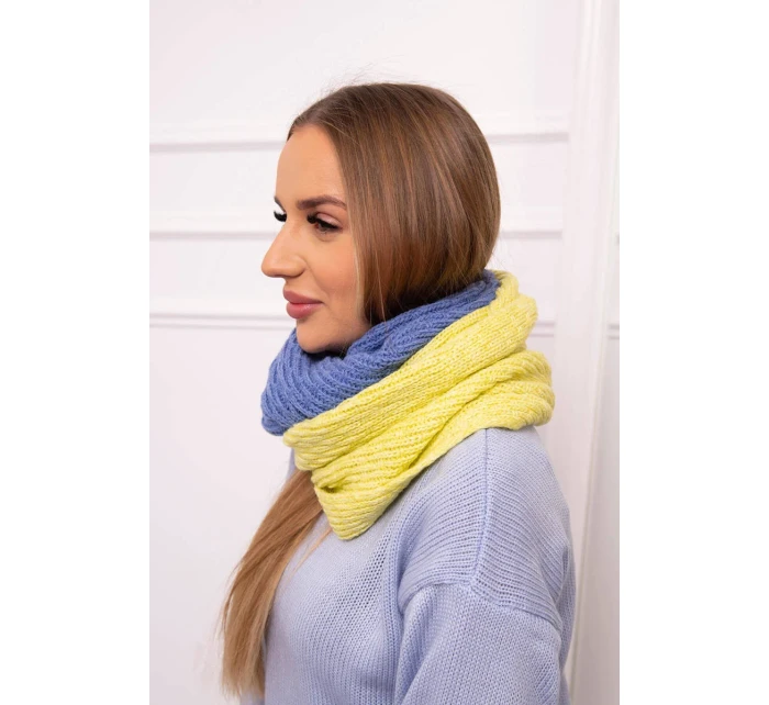 KN14 Dámský dvoubarevný čepec kiwi+jeans KN14 Dámský dvoubarevný čepec kiwi+jeans