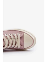 Dámské nízké tenisky Big Star Růžové Dámské nízké tenisky Big Star Růžové