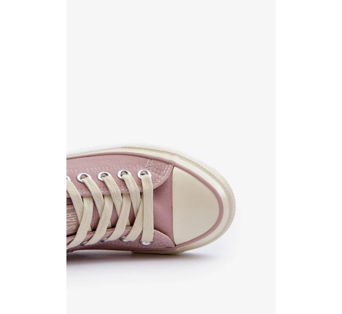 Dámské nízké tenisky Big Star Růžové Dámské nízké tenisky Big Star Růžové