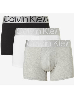 Pánské boxerky 3 PACK NB3130A MPI černá/bílá/šedá - Calvin Klein