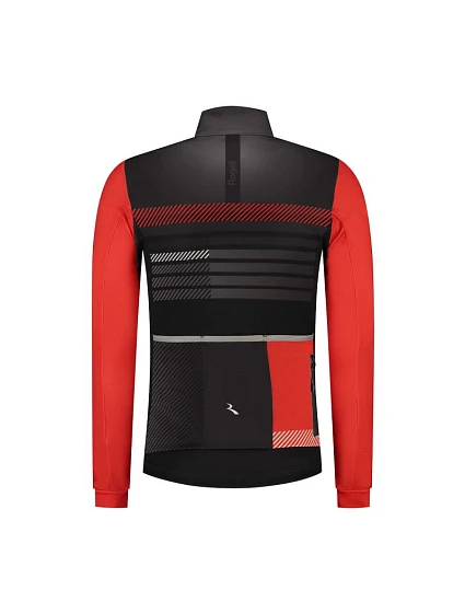 Tričko s dlouhým rukávem model 22381273 černé a červené, velikost 2XL - Rogelli