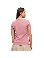 Dámské tričko Puma Ess Centered Cat Logo Tee, růžové, 692916, velikost 48