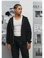 SOL'S Jelo Unisex mikina s kapucí z těžké bavlny 25.4818 black SOL'S Jelo Unisex mikina s kapucí z těžké bavlny 25.4818 black