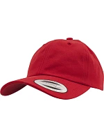 6 panelová bavlněná keprová kšiltovka red model 22482527 - Flexfit