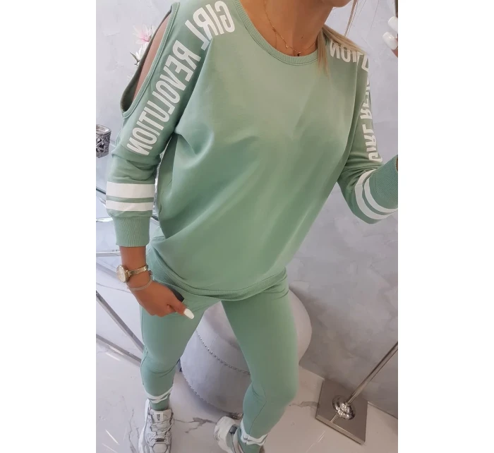 Girl Revolution set tmavá máta