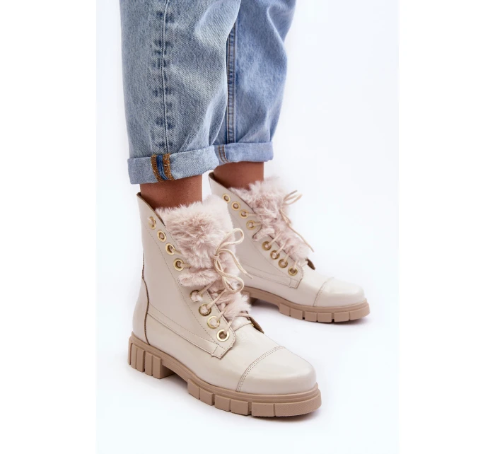 Kožené Dámské Botky S Kožešinou Lewski model 21636300 - Boto Kožené Dámské Botky S Kožešinou Lewski model 21636300 - Boto