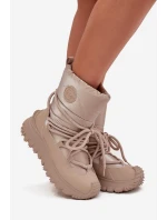 Kožené sněhule na platformě model 21728499 - Lee Cooper