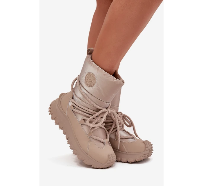 Kožené sněhule na platformě model 21728499 - Lee Cooper