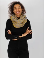 Tunelová šála AT KM 9501.10 žlutá