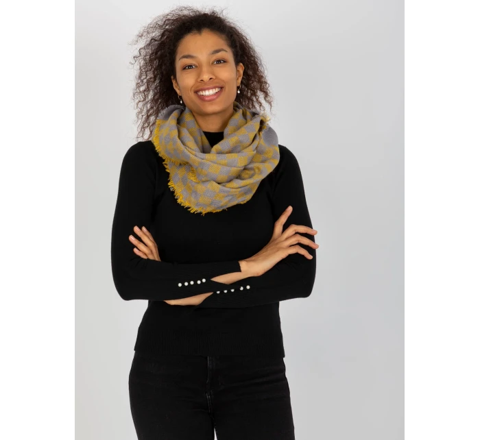 Tunelová šála AT KM 9501.10 žlutá