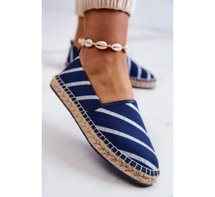 Dámské klasické espadrilky Big Star - tmavě modré Dámské klasické espadrilky Big Star - tmavě modré