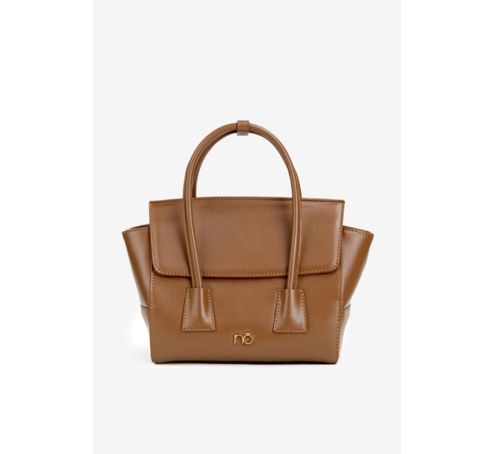 Dámská malá kabelka kufřík Nobo – světle hnědá