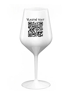Personalizovaná nerozbitná sklenice s QR kódem
