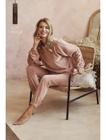 Dámská tepláková souprava Belle 01 béžová model 19446199 - Taro Dámská tepláková souprava Belle 01 béžová model 19446199 - Taro