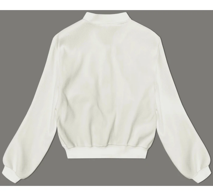 Vlněná bunda typu "bomber"  (15687) ecru - Goodlooking